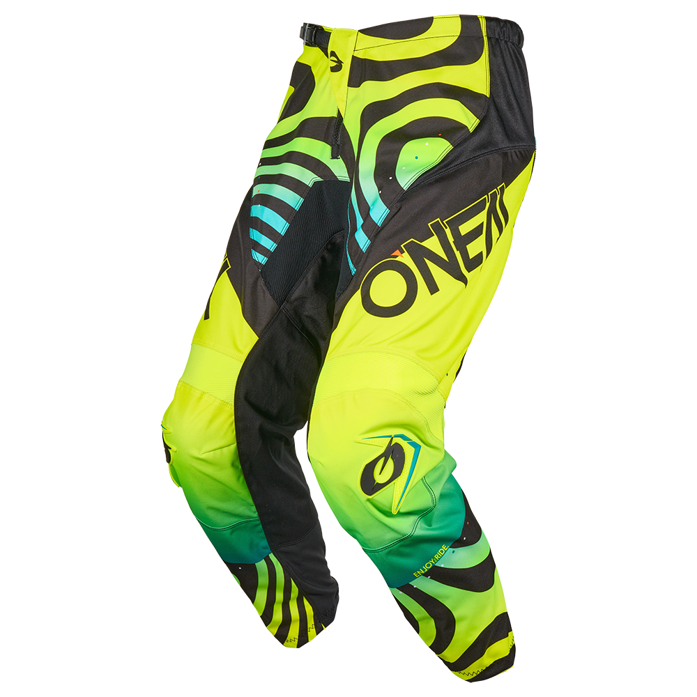 Pantaloni O'NEAL ELEMENT NOVA Junior giallo fluo - vista frontale