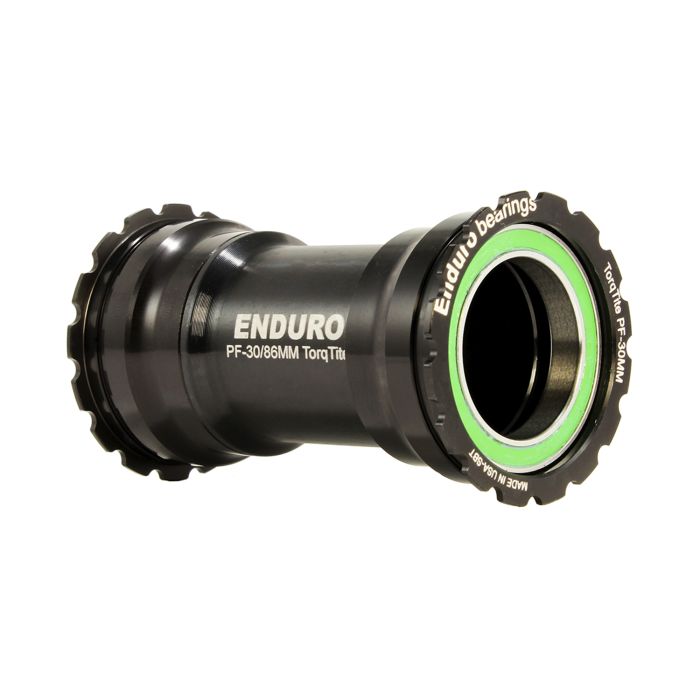 ENDURO BEARINGS TorqTite BB386 bundbeslag DUB Axle Rustfrit stål Sort