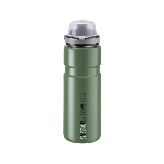 Bidon Acier ELITE SYSSA RACE Vert Mate