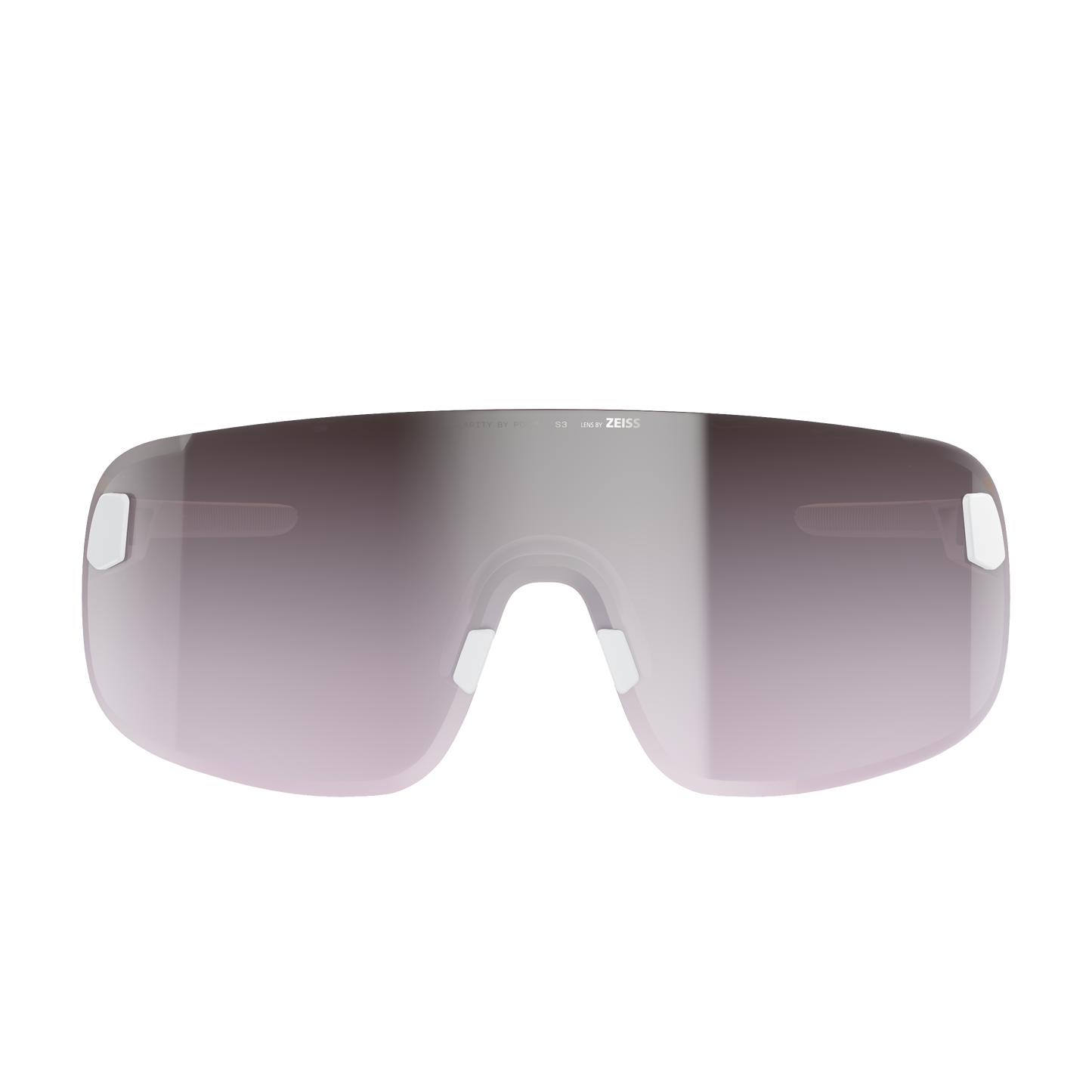 Lunettes POC ELICIT Blanc Verre Clarity Road Sunny Silver