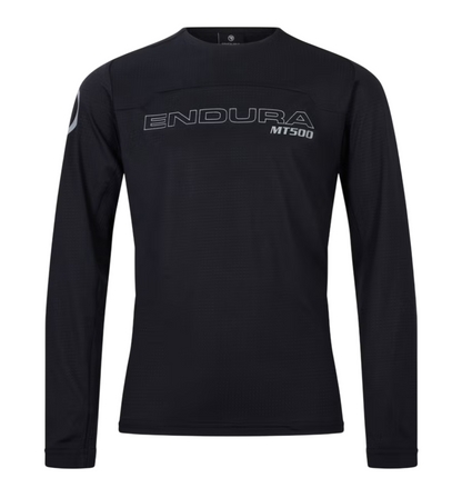 Maillot ENDURA MT500 BURNER Junior Mangas Largas Negro