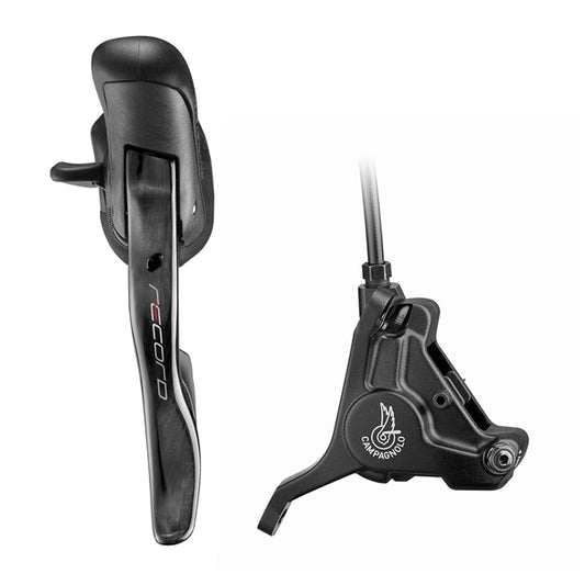 Levier Gauche et Étrier Avant 160mm CAMPAGNOLO RECORD Flat Mount Sans Disque