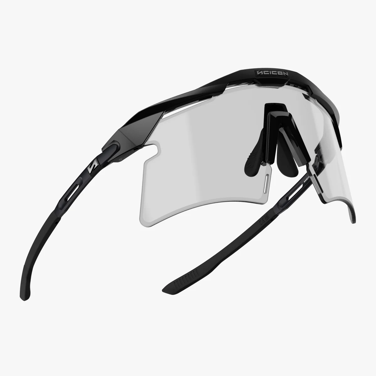 Lunettes SCICON AEROSHADE 2.0 TITANIUM Noir Matt Verre Photochromique Grey