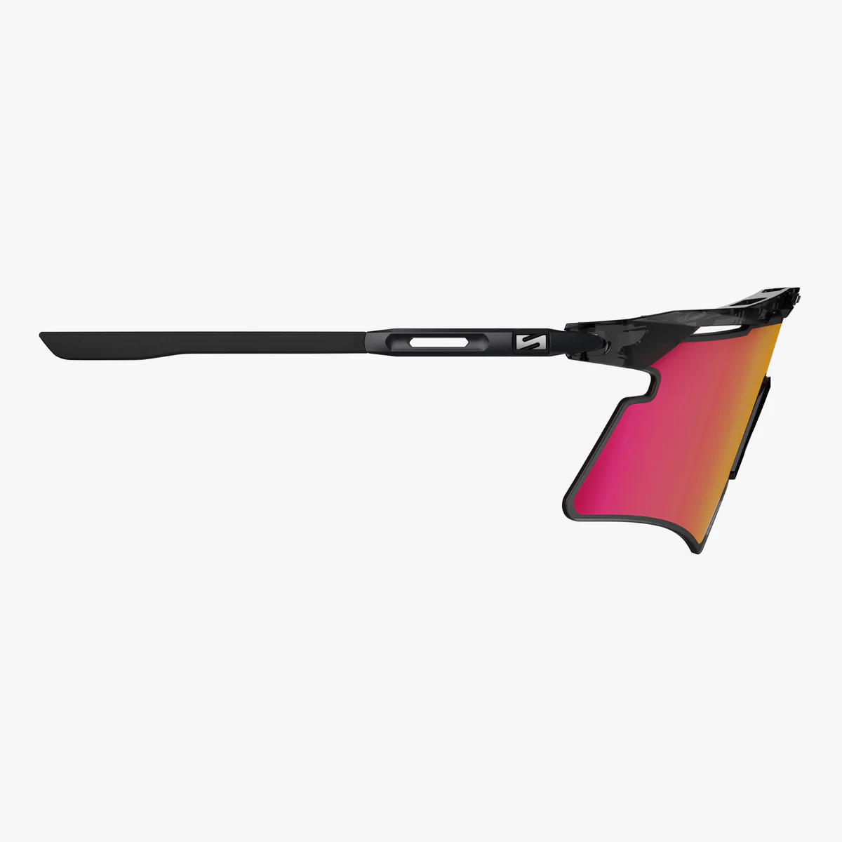 Brille SCICON AEROSHADE 2.0 TITANIUM Schwarz Crystal Gloss Multimirror Glas Sunburts + Pink
