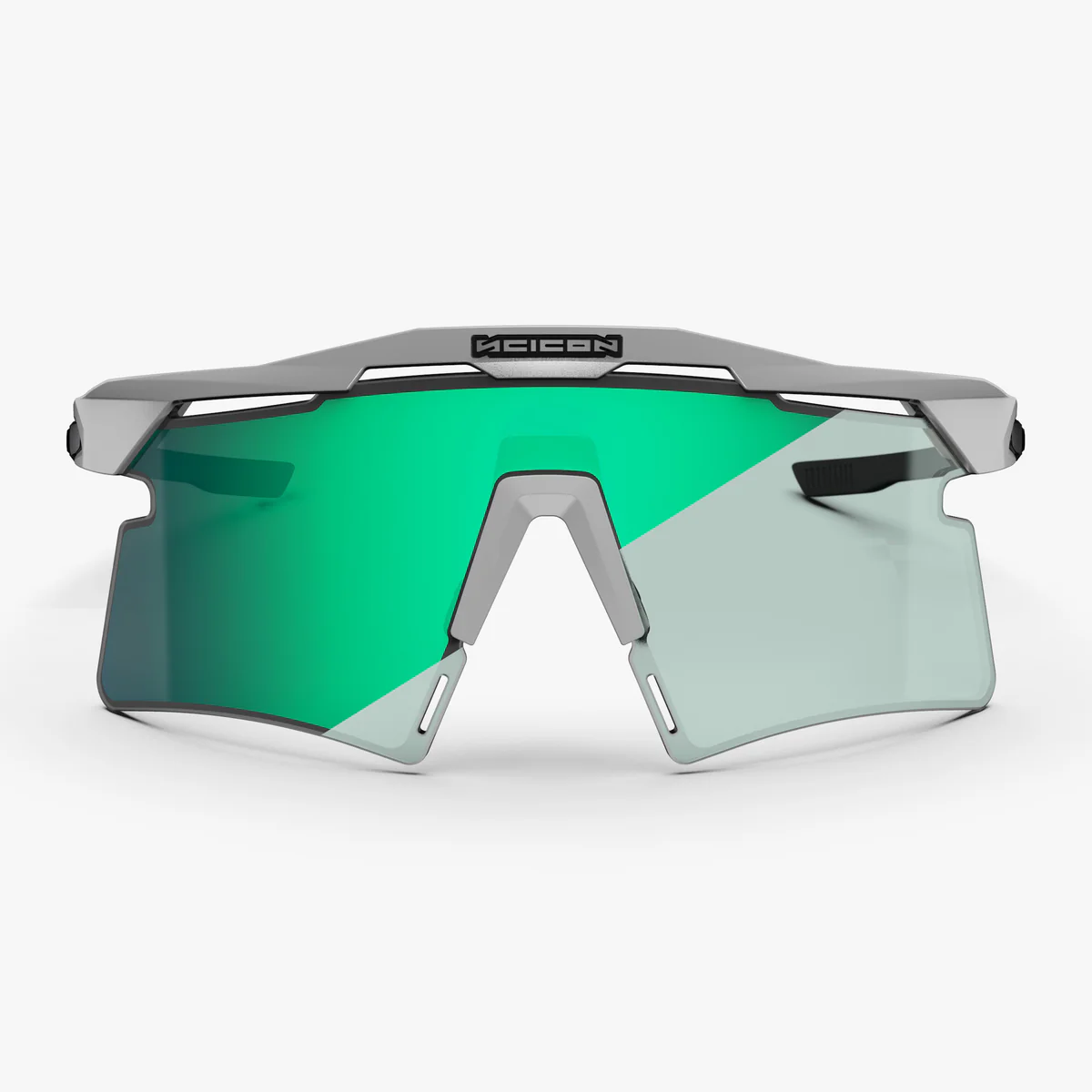 SCICON AEROSHADE 2.0 TITANIUM Vita metallglasögon Blågrön fotokromisk lins