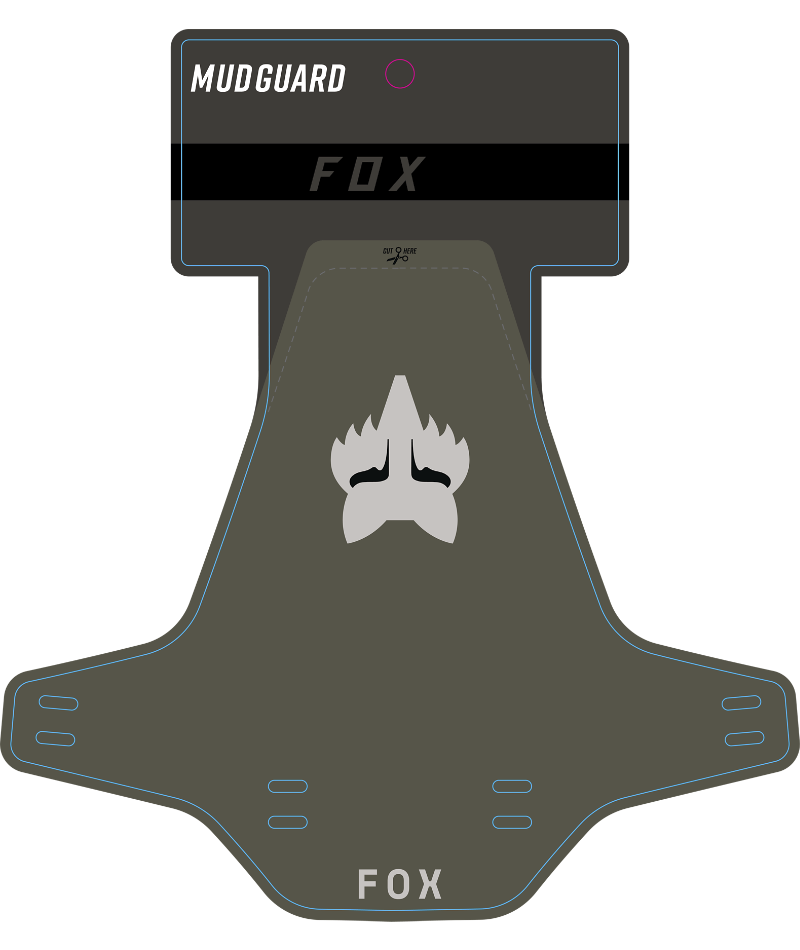 Garde Boue FOX MUD Vert