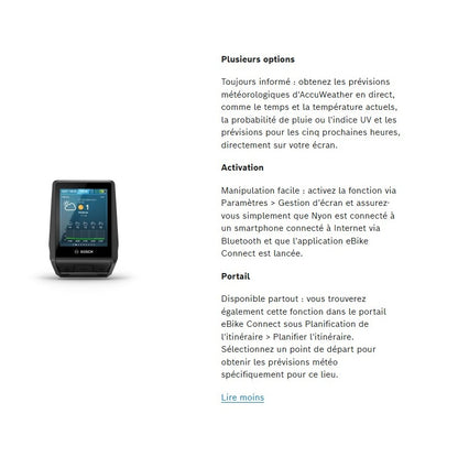 Display BOSCH NYON