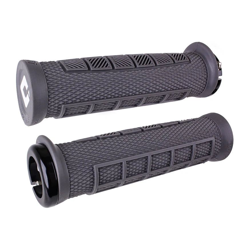 Grips ODI ELITE PRO V2.1 Lock-on 130 mm Gris