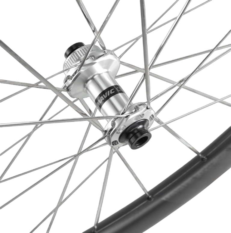 Roue Avant MAVIC COSMIC SLR 45 Tubeless Ready (Center Lock) Noir/Argent