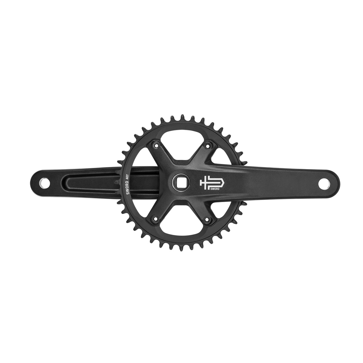 Guarnitura MICROSHIFT SWORD BLACK 1x con corona da 40 denti FC-G7900-40