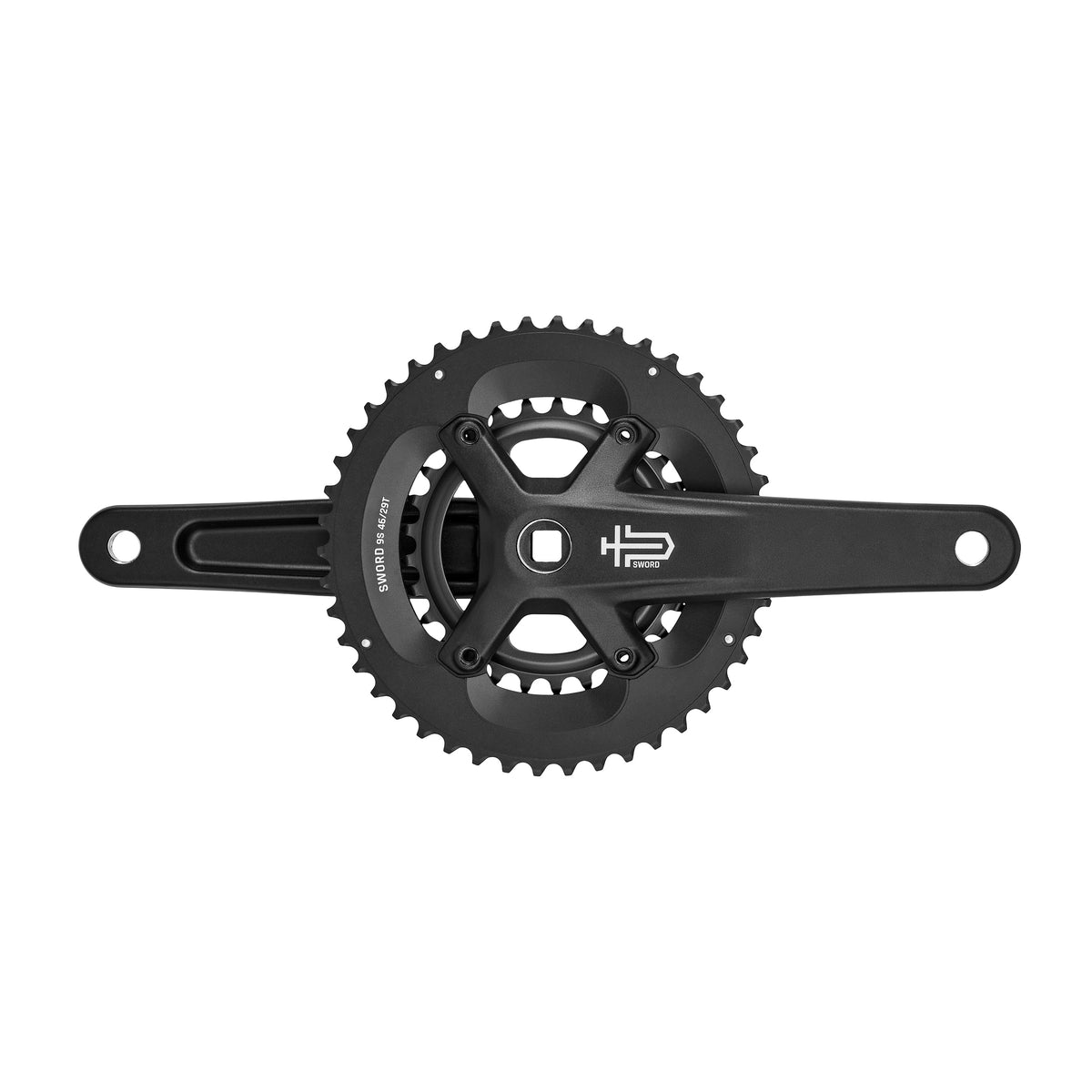 Kranksæt MICROSHIFT SWORD BLACK 2x9 gear 46/29 FC-G7900-46