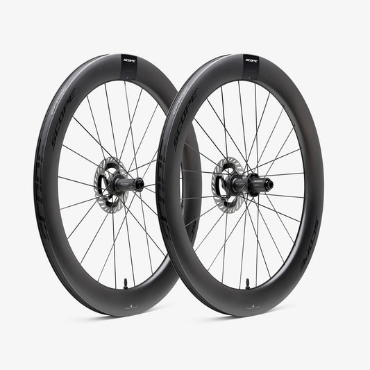 Paire de Roues SCOPE Race R6 Tubeless Ready (Centerlock) Noir