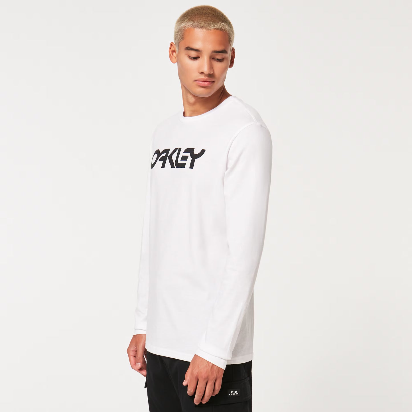 T-Shirt OAKLEY MARK II 2.0 Manches Longues Blanc/Noir