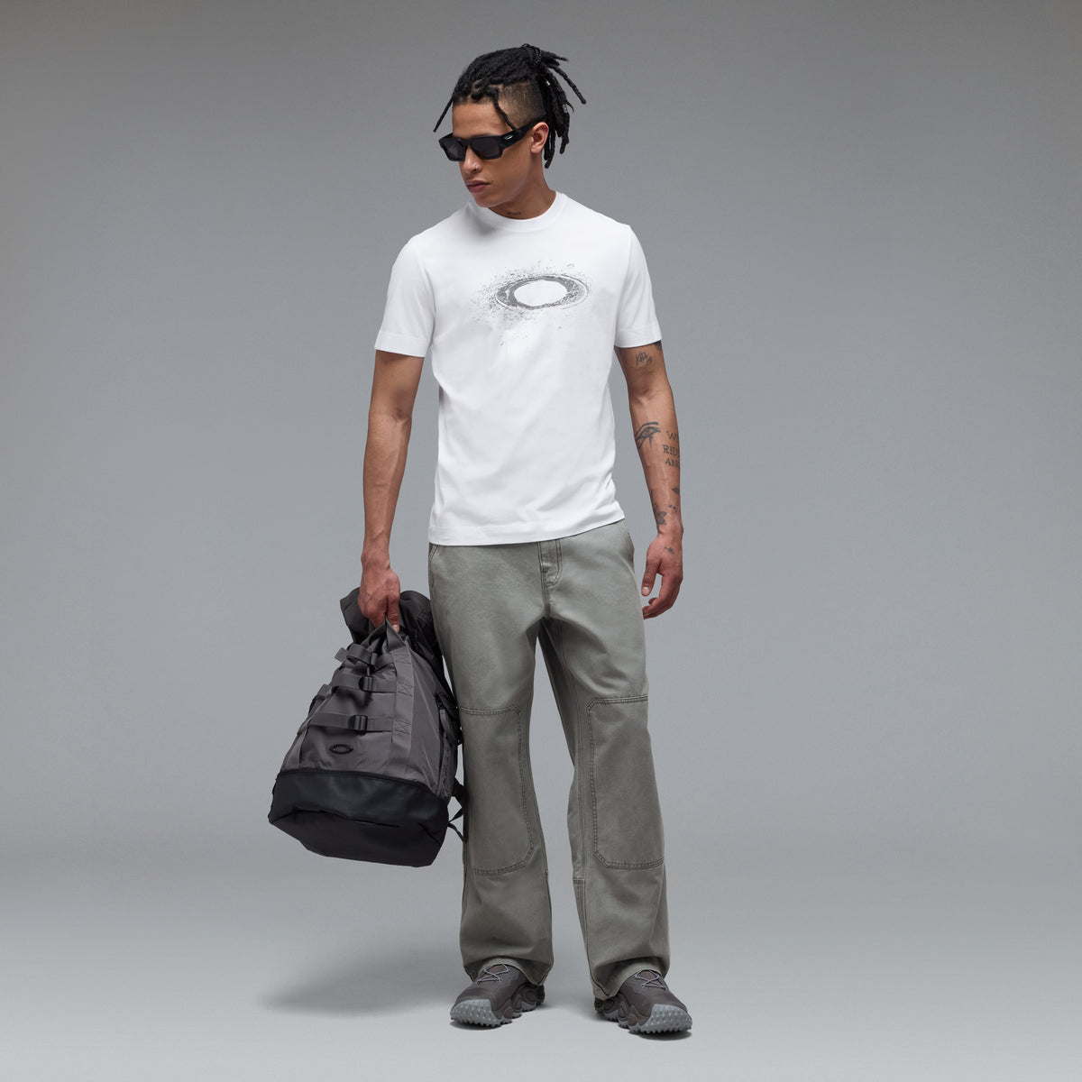 T-shirt OAKLEY LUNAR ELLIPSE Bianca