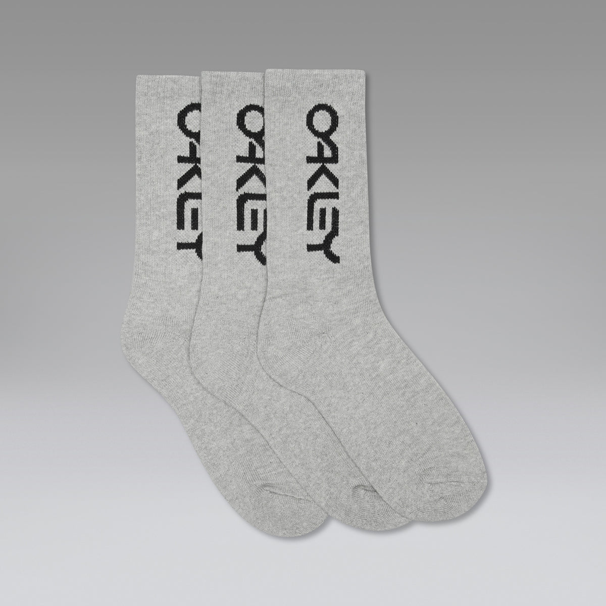 Calcetines OAKLEY B1B SOCKS 2.0 Grises (x3 pares)