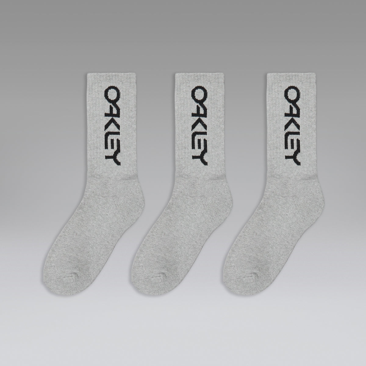 Calcetines OAKLEY B1B SOCKS 2.0 Grises (x3 pares)