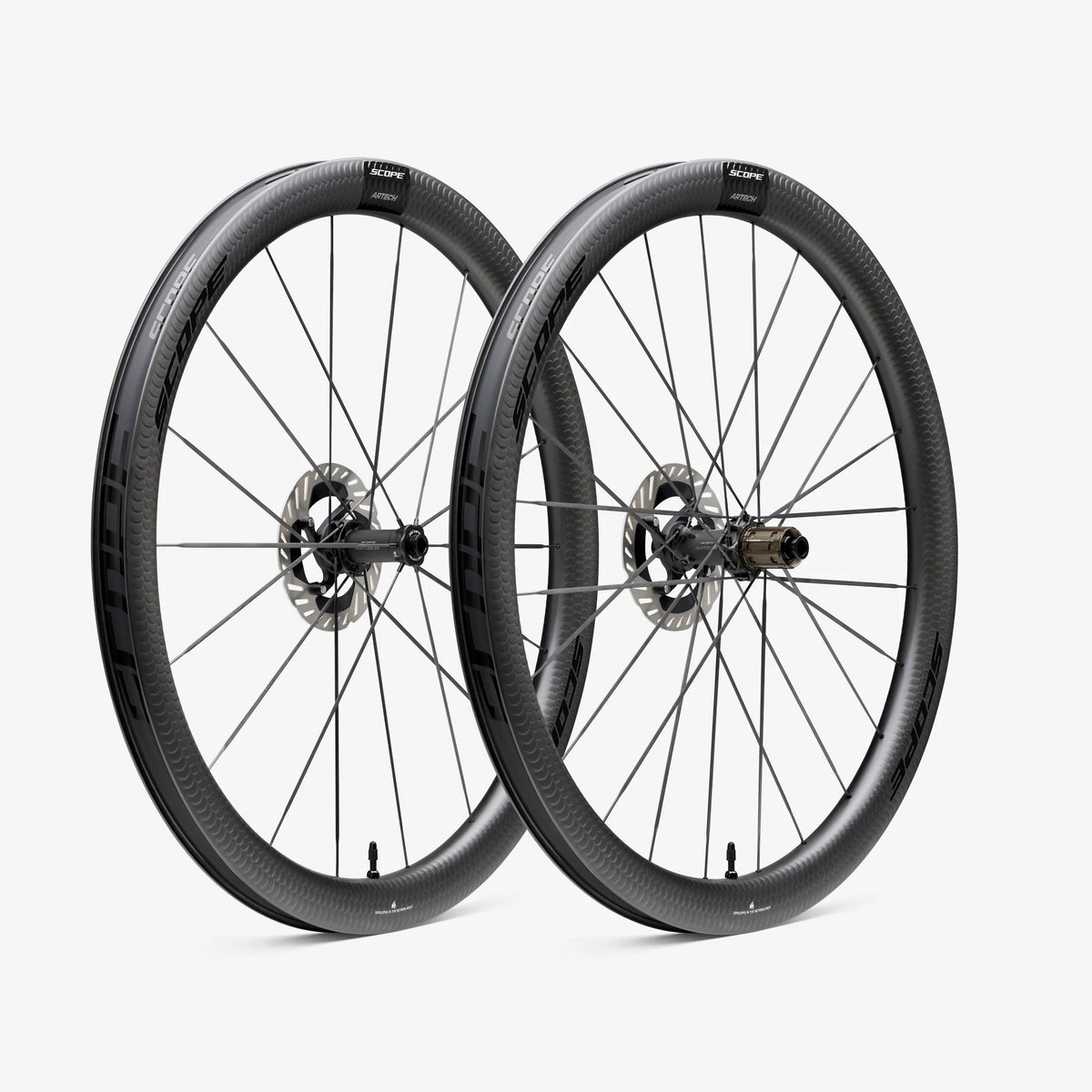 Paire de Roues SCOPE Artech 4.G Tubeless Ready (Centerlock) Noir