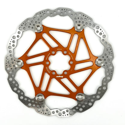 HOPE X2/E4/V4 6-Bolt Floating Disc Orange