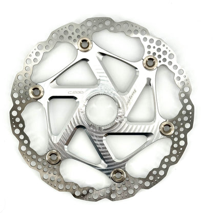 HOPE Centerlock -kelluva jarrulevy, hopeanvärinen