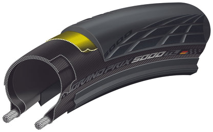 Neumático CONTINENTAL GRAND PRIX 5000 S TR 650b Tubeless Ready Marrón