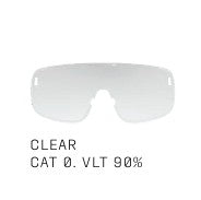 Lunettes POC DEVOUR WF + Noir Verre Clarity Trail Partly Sunny Silver