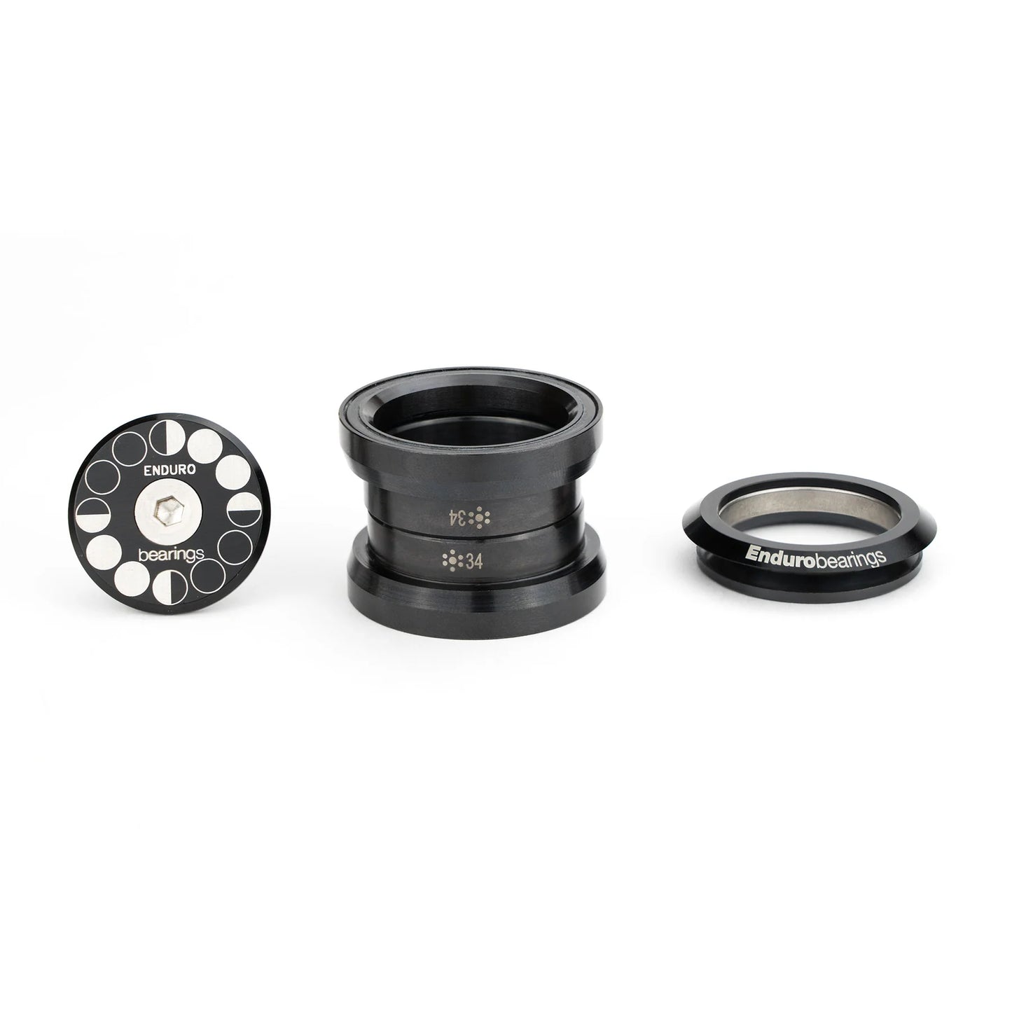 ENDURO BEARINGS Headset 1 1/8 EC34/EC34mm Sort Oxid