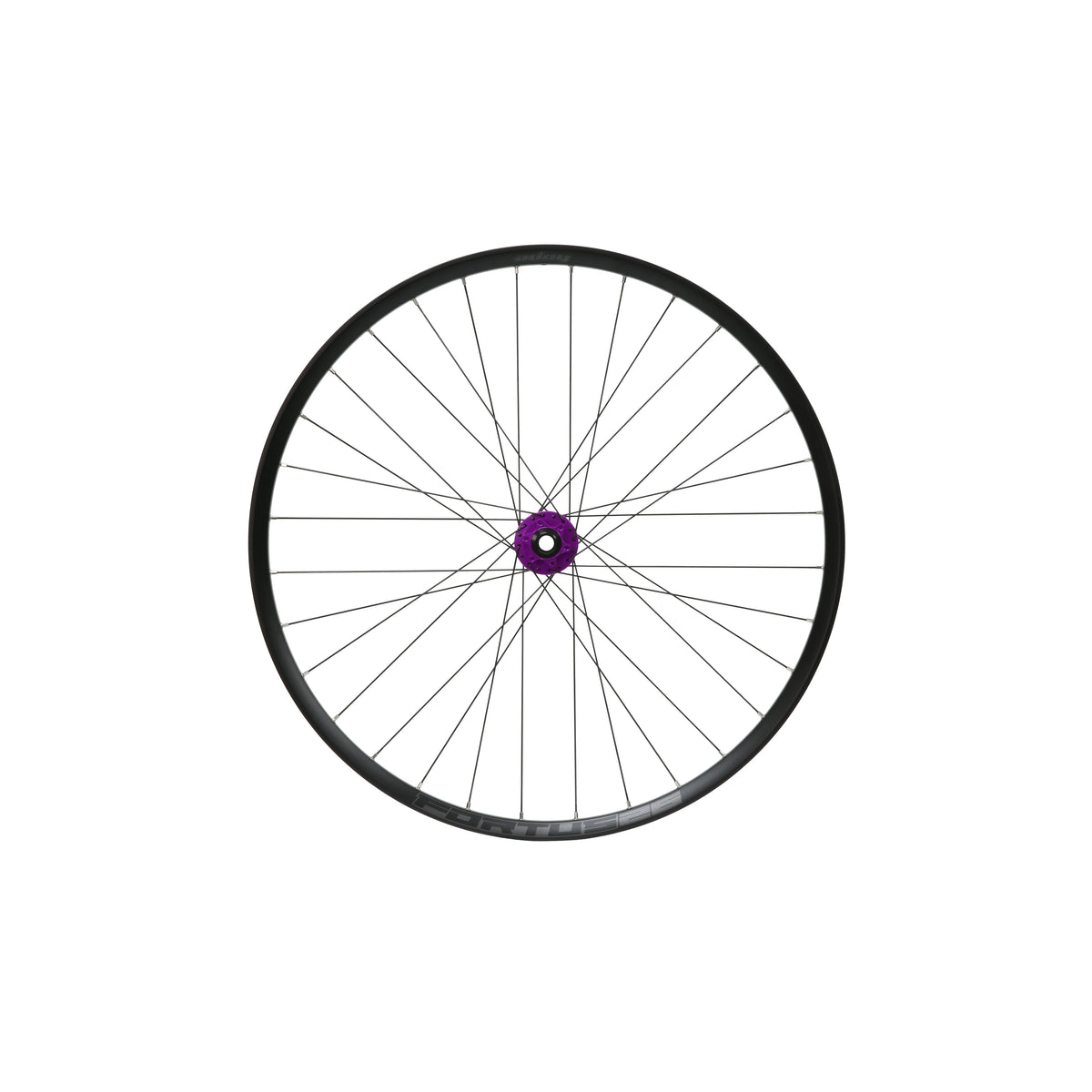 HOPE Fortus 26 W 26-inch front wheel, purple Pro 5 hub