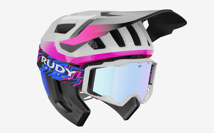 Casco MTB RUDY PROJECT TERRAFORM PRO Bianco/Rosa
