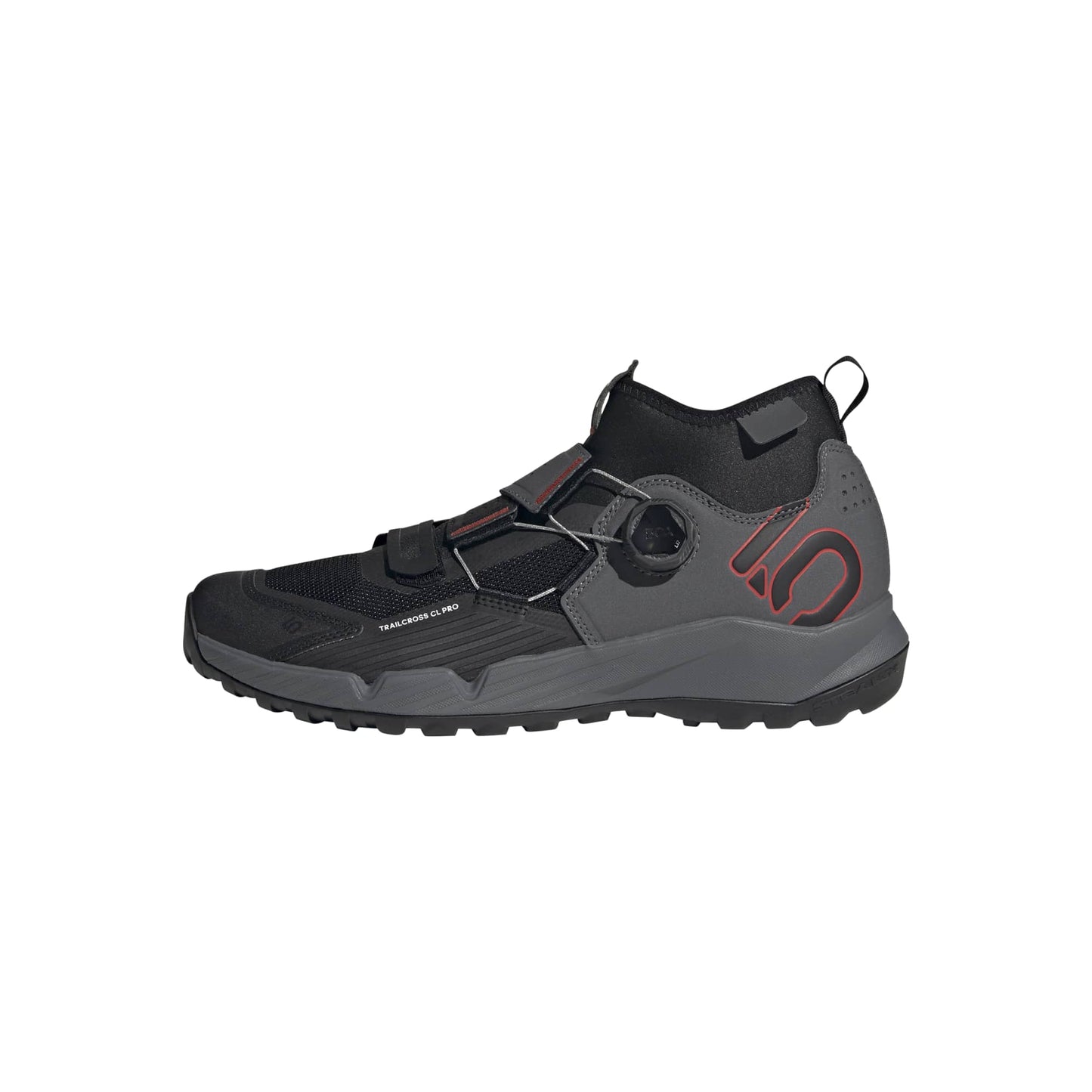 ADIDAS FIVE TEN TRAILCROSS PRO CLIP-IN MTB-kengät Harmaa/Musta/Punainen