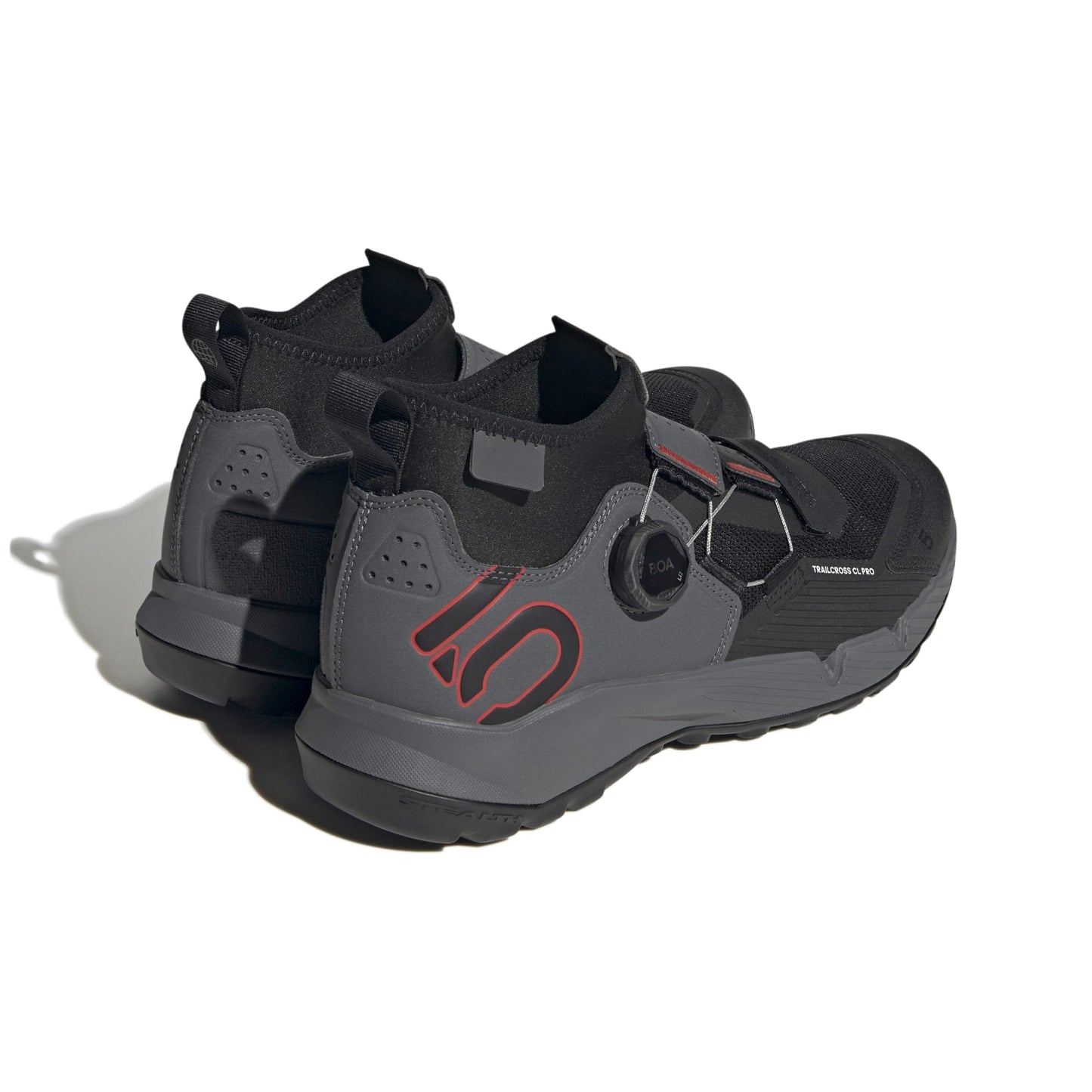 ADIDAS FIVE TEN TRAILCROSS PRO CLIP-IN MTB-kengät Harmaa/Musta/Punainen