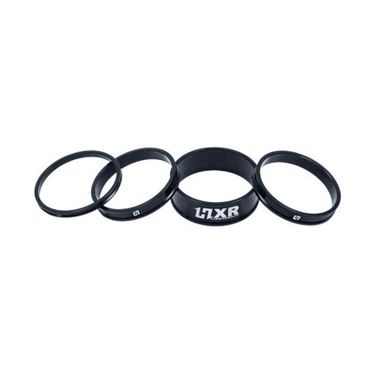HXR COMPONENTS kormányszár-távtartó készlet, fekete