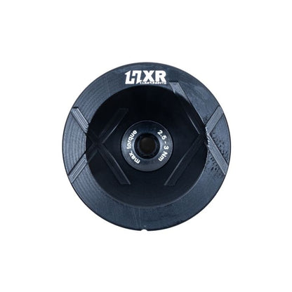 HXR COMPONENTS stūres iznesuma vāciņš, melns