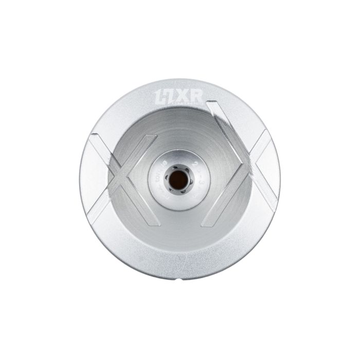 Kapsel mostka HXR COMPONENTS w kolorze surowego aluminium