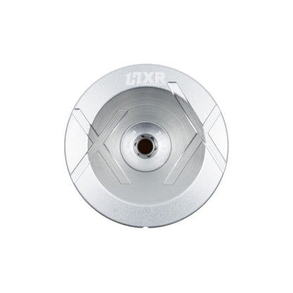 Kapsel mostka HXR COMPONENTS w kolorze surowego aluminium