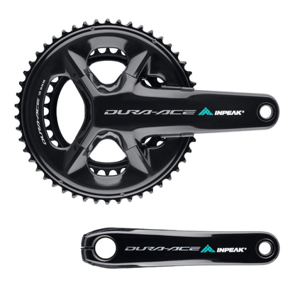 INPEAK POWERCRANK-E TWIN2 LR -tehomittarikampisarja Shimano Dura-Ace R9200