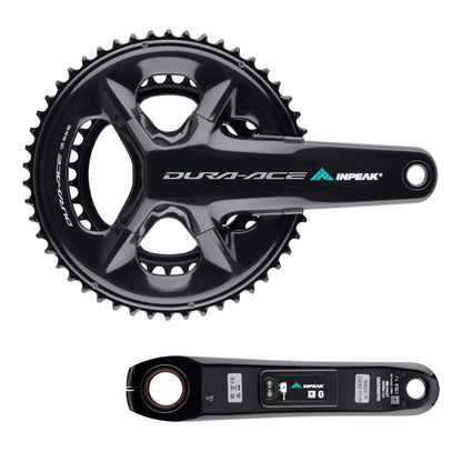 INPEAK POWERCRANK-E TWIN2 LR -tehomittarikampisarja Shimano Dura-Ace R9200