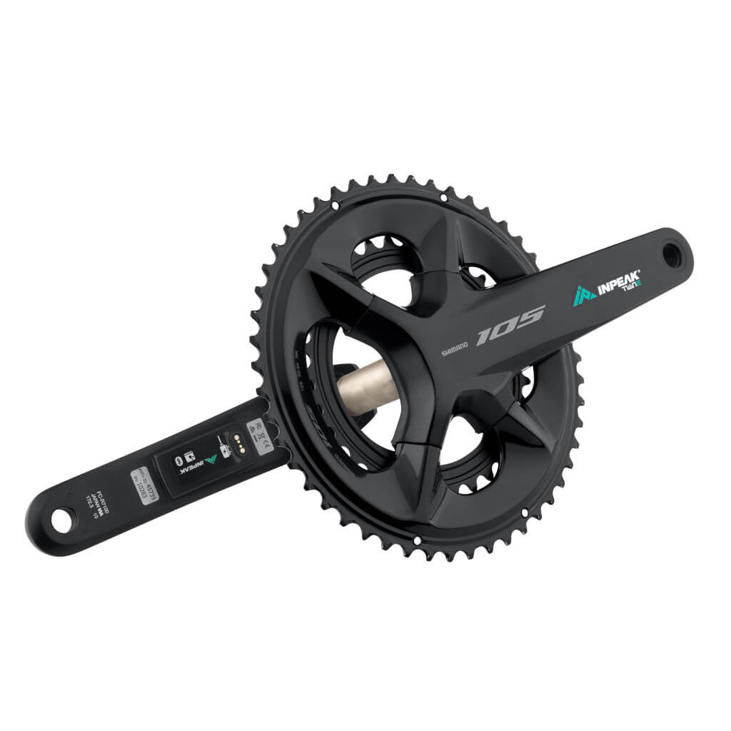 Pedalier con potenciómetro INPEAK POWERCRANK-E TWIN2 LR Shimano 105 R7100