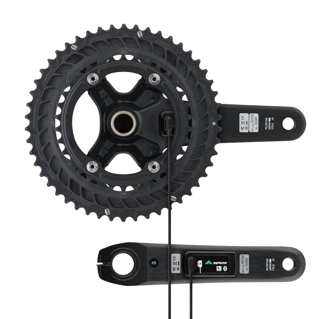 Pedalier con potenciómetro INPEAK POWERCRANK-E TWIN2 LR Shimano 105 R7100