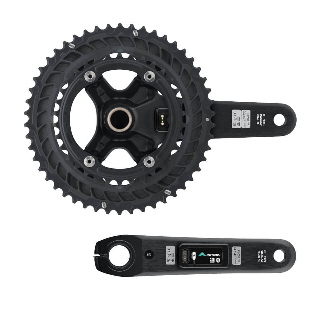Pedalier con potenciómetro INPEAK POWERCRANK-E TWIN2 LR Shimano 105 R7100