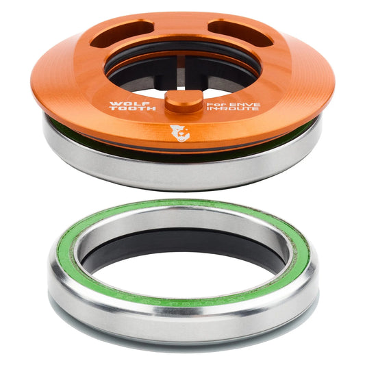 WOLF TOOTH PREMIUM AERO IS52 EN-Route Orange integrerat styrset, orange