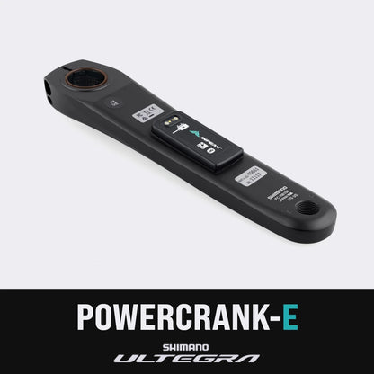 INPEAK POWERCRANK-E -tehomittarilla varustettu vasen kampi Shimano Ultegra R8100