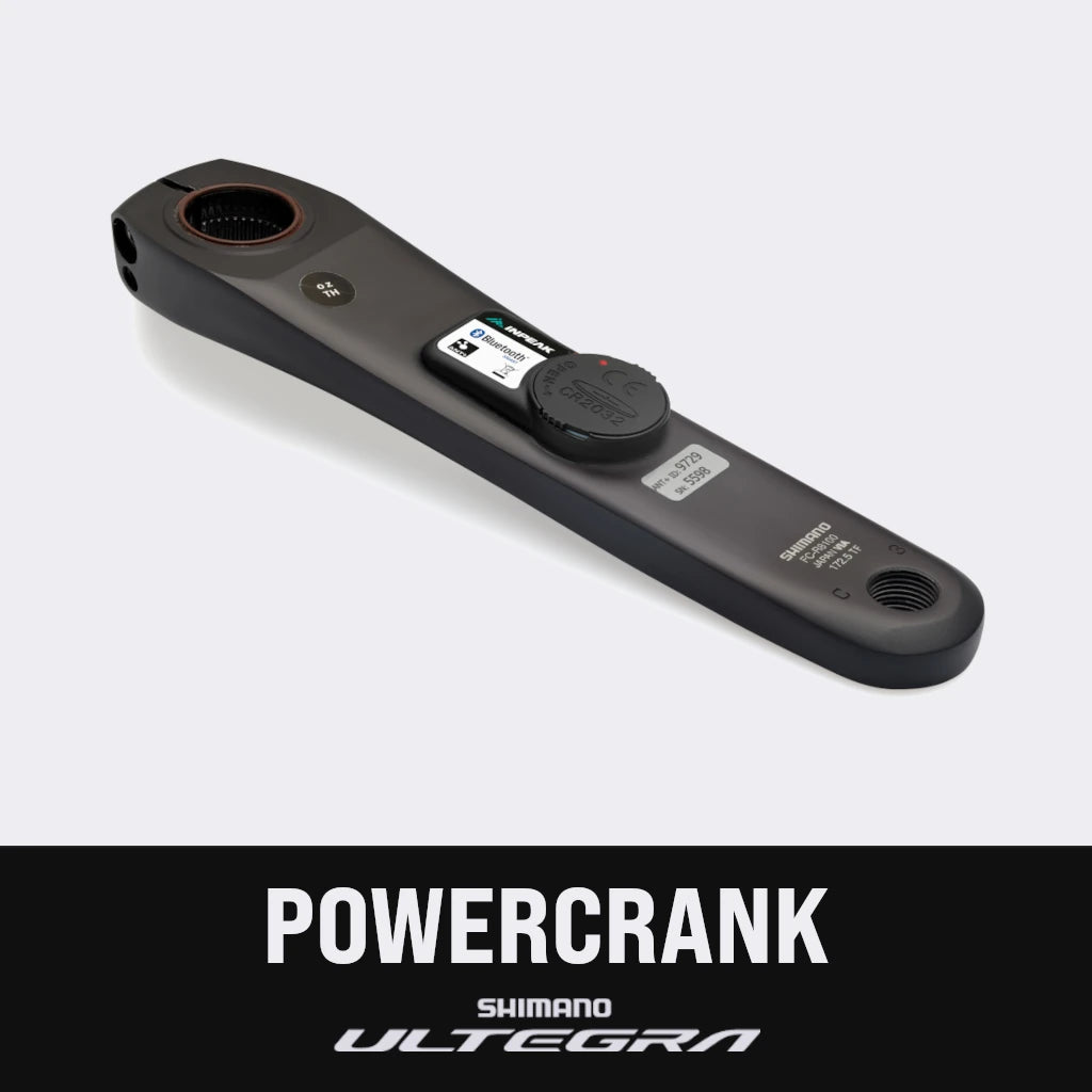 Linker crankarm met vermogensmeter INPEAK POWERCRANK Shimano Ultegra R8100