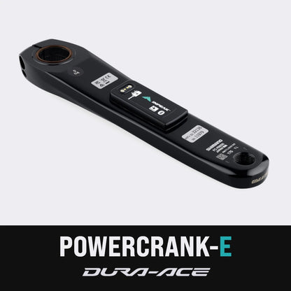 INPEAK POWERCRANK-E -tehomittarilla varustettu vasen kampi Shimano Dura-Ace R9200