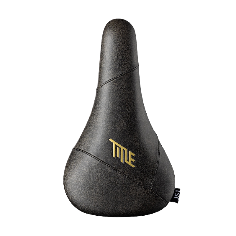 Selle Title JS1 noir et or, vue de dessus