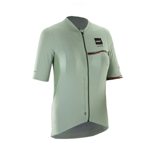 Maillot LEATT MTB ENDURANCE 5.0 CARGO Femme Manches Courtes Vert