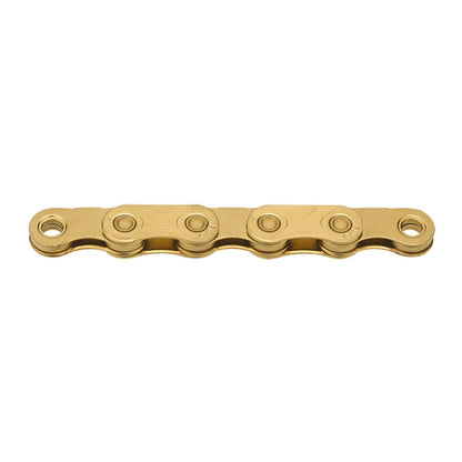 Kette 12/13-Gang KMC X FLAT Waxed Ti-N Gold