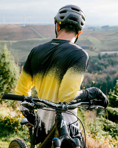 Koszulka DHARCO RACE ACID RAIN Długi Rękaw Czarny/Żółty