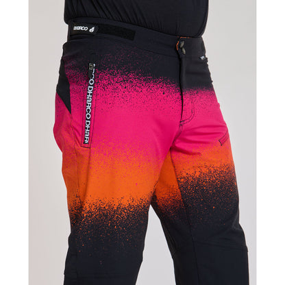 Pantalone DHARCO GRAVITY BLACK SNAKE Nero/Arancione