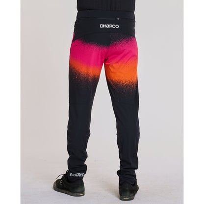 Pantalone DHARCO GRAVITY BLACK SNAKE Nero/Arancione