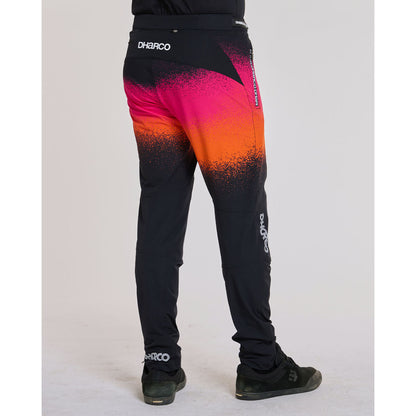 Pantalone DHARCO GRAVITY BLACK SNAKE Nero/Arancione